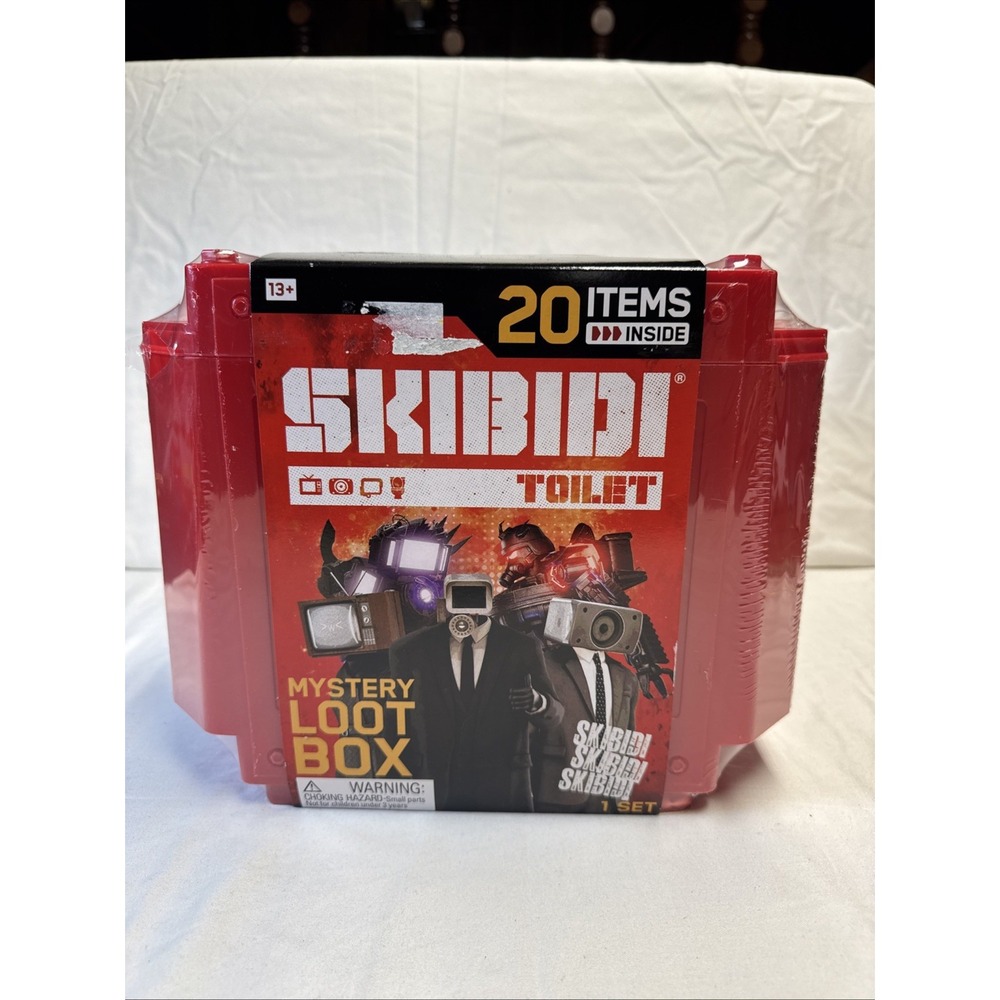 Skibidi Toilet Mystery Loot Box 20 Items Titan Figure Series 1